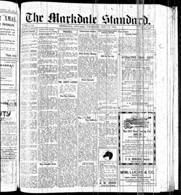 Markdale Standard (Markdale, Ont.1880), 23 Nov 1916