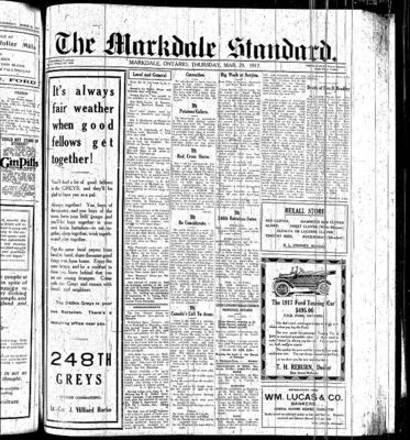 Markdale Standard (Markdale, Ont.1880), 29 Mar 1917