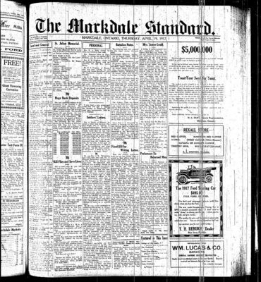 Markdale Standard (Markdale, Ont.1880), 19 Apr 1917