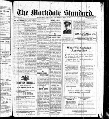 Markdale Standard (Markdale, Ont.1880), 8 Nov 1917