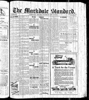 Markdale Standard (Markdale, Ont.1880), 11 Apr 1918