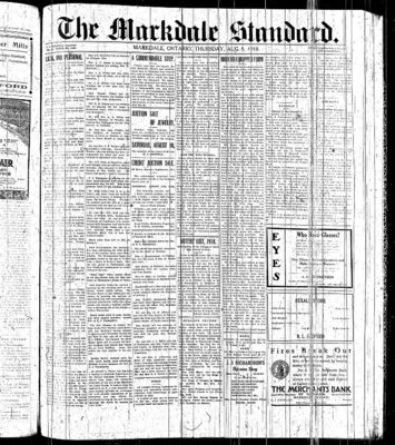 Markdale Standard (Markdale, Ont.1880), 8 Aug 1918