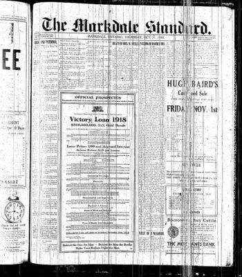 Markdale Standard (Markdale, Ont.1880), 31 Oct 1918