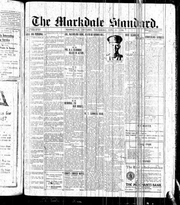 Markdale Standard (Markdale, Ont.1880), 21 Nov 1918