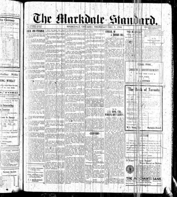 Markdale Standard (Markdale, Ont.1880), 5 Dec 1918