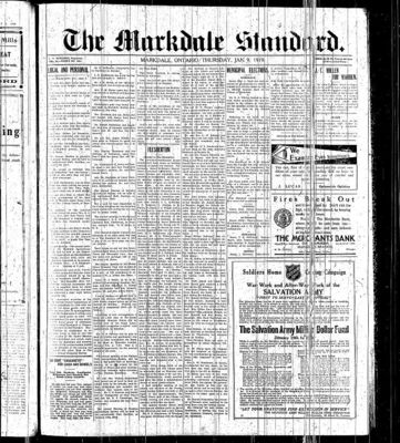 Markdale Standard (Markdale, Ont.1880), 9 Jan 1919