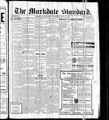 Markdale Standard (Markdale, Ont.1880), 16 Jan 1919