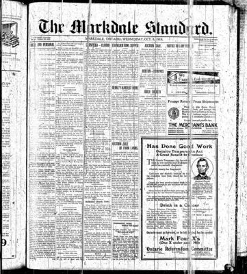 Markdale Standard (Markdale, Ont.1880), 8 Oct 1919