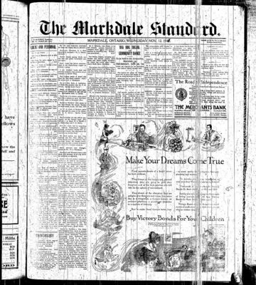 Markdale Standard (Markdale, Ont.1880), 12 Nov 1919