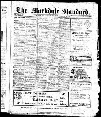 Markdale Standard (Markdale, Ont.1880), 16 Mar 1921