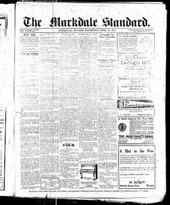 Markdale Standard (Markdale, Ont.1880), 20 Apr 1921