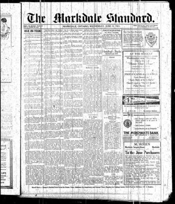 Markdale Standard (Markdale, Ont.1880), 15 Jun 1921