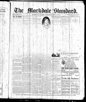 Markdale Standard (Markdale, Ont.1880), 13 Jul 1921