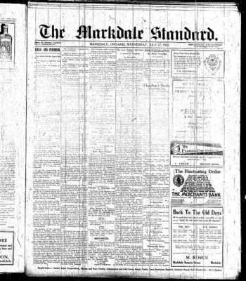 Markdale Standard (Markdale, Ont.1880), 27 Jul 1921