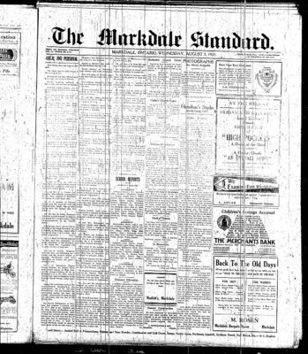 Markdale Standard (Markdale, Ont.1880), 3 Aug 1921