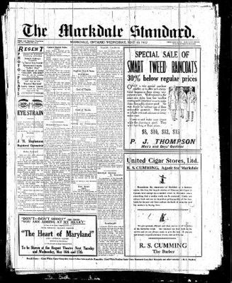 Markdale Standard (Markdale, Ont.1880), 10 May 1922