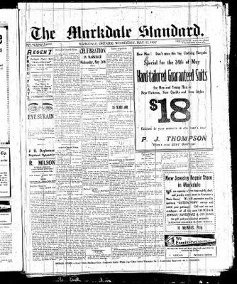 Markdale Standard (Markdale, Ont.1880), 17 May 1922