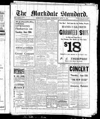 Markdale Standard (Markdale, Ont.1880), 14 Jun 1922