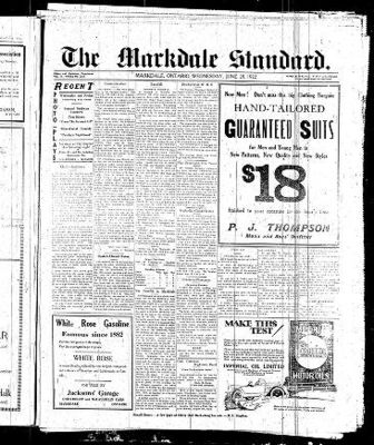 Markdale Standard (Markdale, Ont.1880), 28 Jun 1922