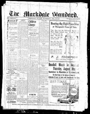 Markdale Standard (Markdale, Ont.1880), 30 Aug 1922