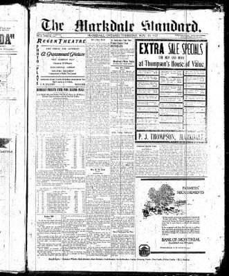 Markdale Standard (Markdale, Ont.1880), 16 Nov 1922