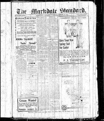 Markdale Standard (Markdale, Ont.1880), 22 Mar 1923