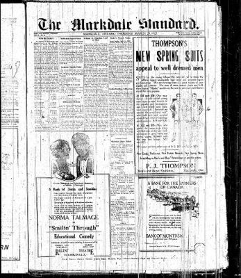 Markdale Standard (Markdale, Ont.1880), 29 Mar 1923