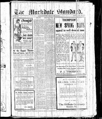 Markdale Standard (Markdale, Ont.1880), 26 Apr 1923