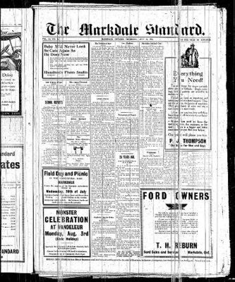 Markdale Standard (Markdale, Ont.1880), 16 Jul 1925