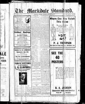 Markdale Standard (Markdale, Ont.1880), 22 Oct 1925