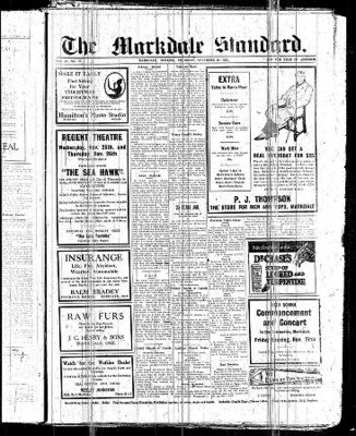 Markdale Standard (Markdale, Ont.1880), 19 Nov 1925