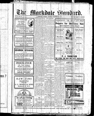 Markdale Standard (Markdale, Ont.1880), 3 Dec 1925