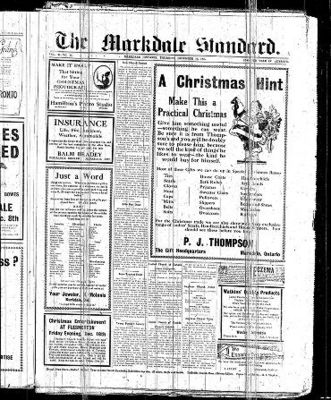 Markdale Standard (Markdale, Ont.1880), 10 Dec 1925