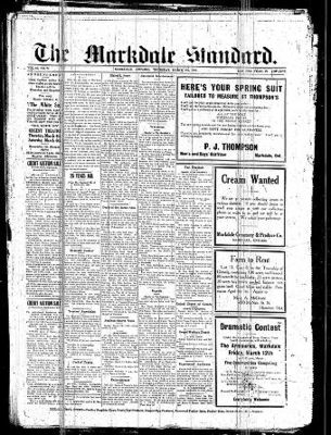 Markdale Standard (Markdale, Ont.1880), 4 Mar 1926