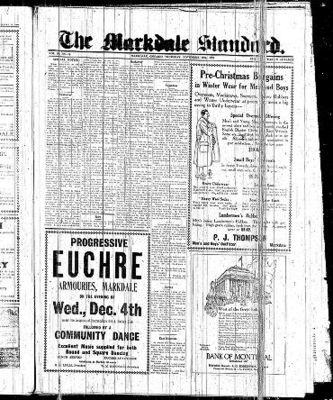 Markdale Standard (Markdale, Ont.1880), 28 Nov 1929