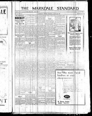 Markdale Standard (Markdale, Ont.1880), 13 Mar 1930