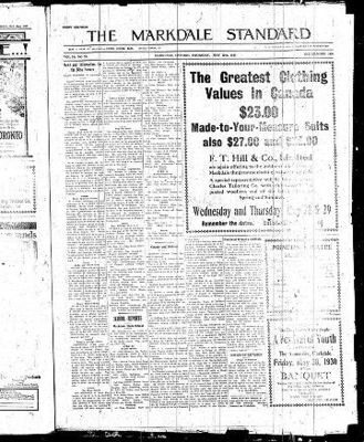 Markdale Standard (Markdale, Ont.1880), 29 May 1930