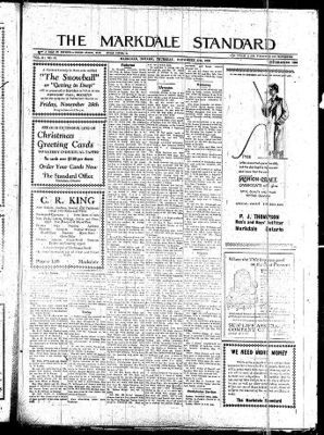 Markdale Standard (Markdale, Ont.1880), 27 Nov 1930