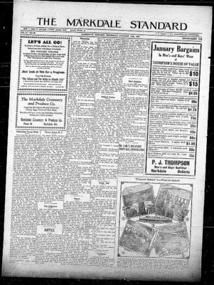 Markdale Standard (Markdale, Ont.1880), 15 Jan 1931