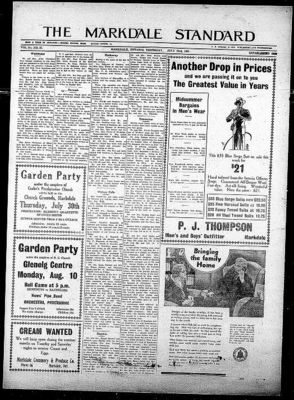 Markdale Standard (Markdale, Ont.1880), 23 Jul 1931