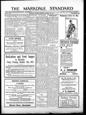 Markdale Standard (Markdale, Ont.1880), 20 Oct 1932