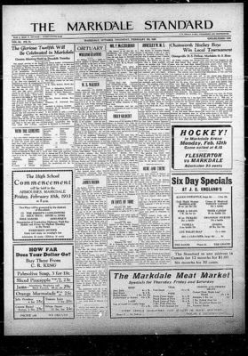 Markdale Standard (Markdale, Ont.1880), 9 Feb 1933