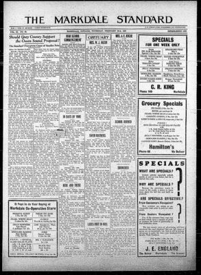 Markdale Standard (Markdale, Ont.1880), 23 Feb 1933