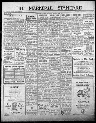 Markdale Standard (Markdale, Ont.1880), 15 Feb 1934