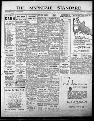 Markdale Standard (Markdale, Ont.1880), 22 Mar 1934