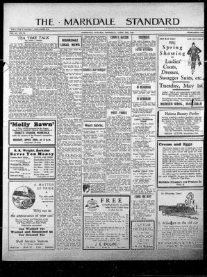 Markdale Standard (Markdale, Ont.1880), 26 Apr 1934