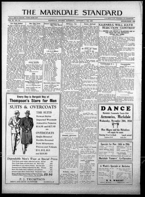 Markdale Standard (Markdale, Ont.1880), 22 Nov 1934