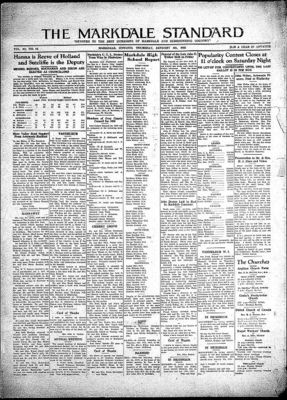 Markdale Standard (Markdale, Ont.1880), 6 Jan 1938