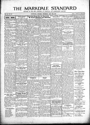 Markdale Standard (Markdale, Ont.1880), 19 May 1938