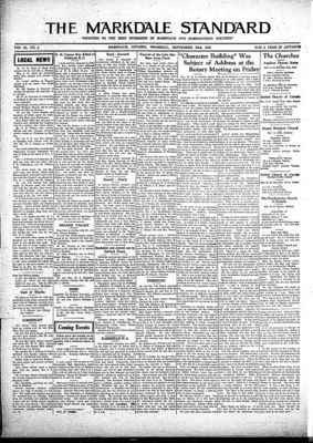 Markdale Standard (Markdale, Ont.1880), 22 Sep 1938